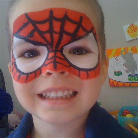 Face Painting Spiderman at Susan Callahan blog