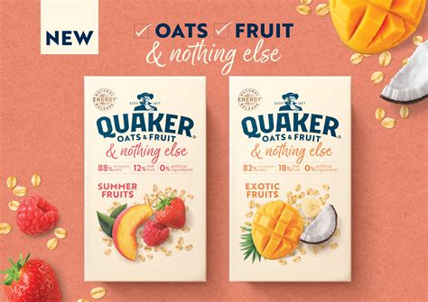 Quaker Oats unveils clean label porridge - Quaker Oats & Fruit