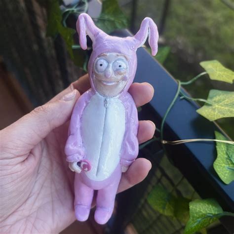 polymer clay millie from bobs burgers in her dust bunny costume : r ...