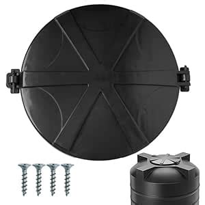 "Sintex Universal Full Thread Black Water Tank Cover (Lid) for 500L to ...