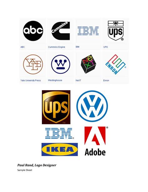 Paul Rand Logo Design