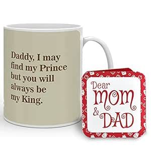Buy Indigifts Papa Gifts Birthday Dad Always My King Quote Father ...