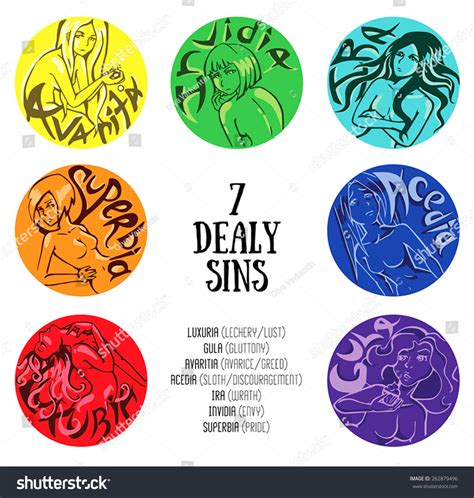 What Colors Represent The Seven Deadly Sins at Thomas Lawson blog