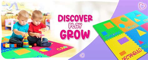 LILTOES EVA Kid's Interlocking Play Mat -12 mm Thickness | Geometery ...