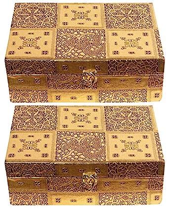 Kuber Industries Two Rod Bangle Box For Women|Storage Box with Lock ...