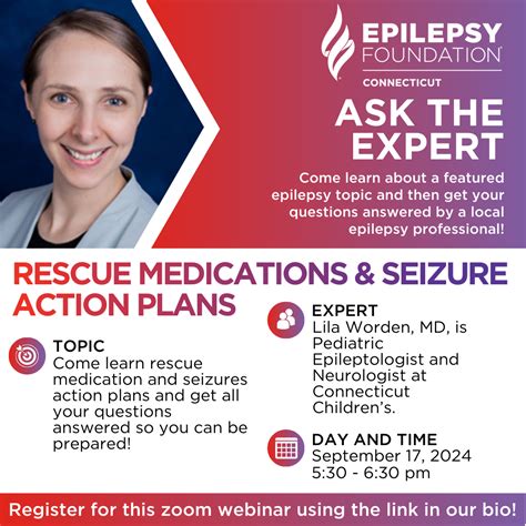 Ask the Expert - Rescue Medications & Seizure Action Plans - Epilepsy ...