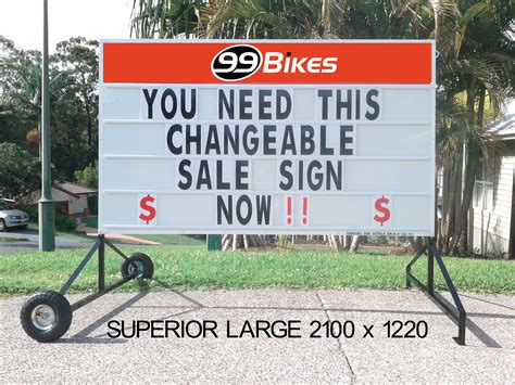 ROADSIDE LARGE – 2100×1220 - Changeable Signs Australia