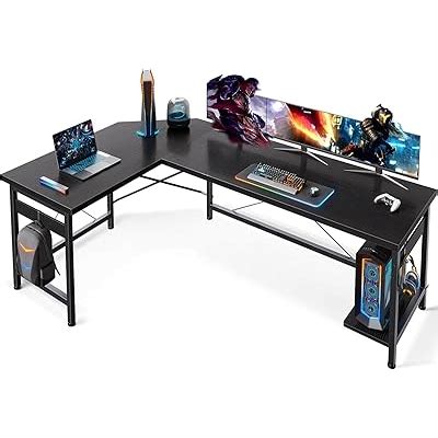 Coleshome 66 L Shaped Gaming Desk, Corner Computer India | Ubuy