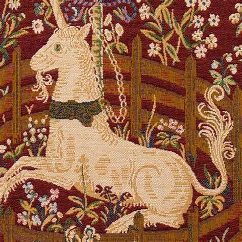 Unicorn in Captivity - Unicorn series - Tapestry cushions - Mille ...