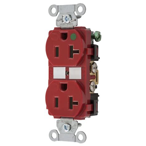 Bryant Electric BRY8300RED Receptacle, Electrical Outlet, Red : Amazon ...