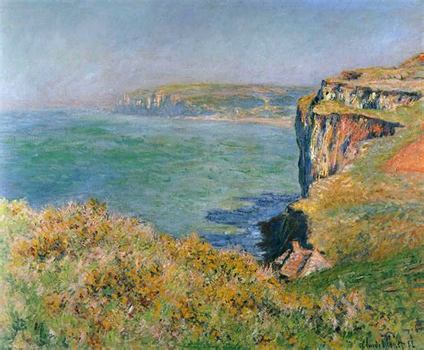 Cliff at Grainval (1882) by Claude Monet – Artchive
