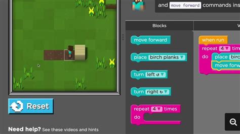 Image result for Code.org Minecraft Level 17 Solutions