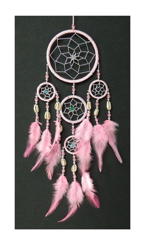 Buy Bali DREAMCATCHER PINK COWRIE SHELL DREAM CATCHER light pink Online ...