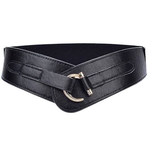 Retro Wide Women Belt Ladies Elastic Stretchy Waistand Belt Stretch ...