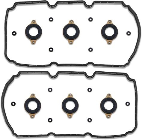Amazon.com: MOTOKU Engine Head Valve Cover Gasket Spark Plug Tube Seals Bolt Grommets and VETC ...