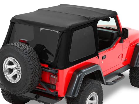 Bestop 56920-17 Trektop NX Twill Soft Top for 97-06 Jeep Wrangler TJ | Quadratec