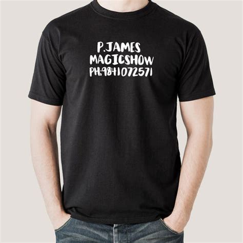 P James Magic Show Men's T-shirt India – TEEZ.in