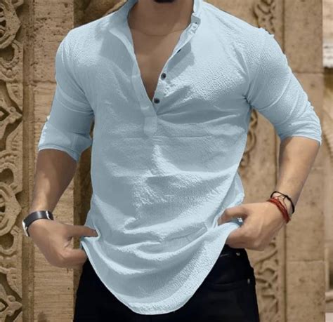 Light Blue Mens Shirts - Buy Light Blue Mens Shirts Online at Best ...