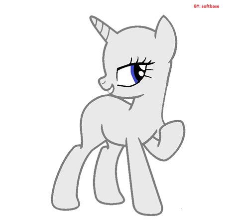 Pony Base Unicorn by Pink-Rose-Pony on DeviantArt