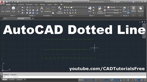 AutoCAD Make Line Dashed 的图像结果