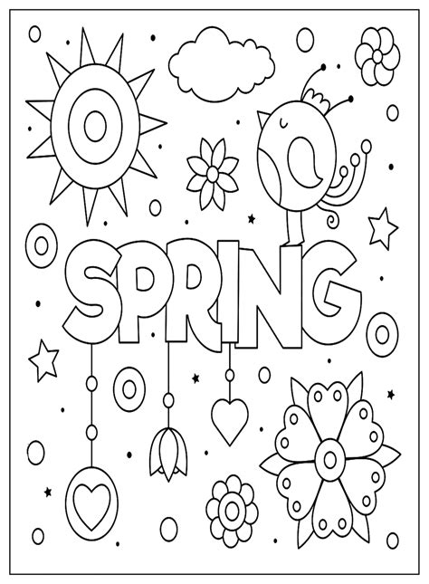 Image result for Bing Coloring Pages Spring
