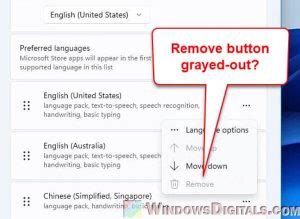 Image result for Remove Keyboard Language Windows 11