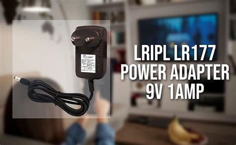 LRIPL Power Adapter 9V 1Amp (2.5mm PIN) for WiFi Router- Label Printer ...
