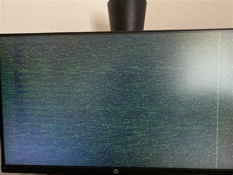 My monitor won’t stop flashing these green lines : r/Monitors
