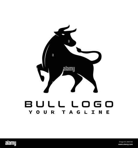bull, buffalo, modern logo, clip art vector Stock Vector Image & Art ...