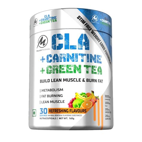 Muscle Metabolix Cla+ 3000mg Carnitine+ Green Tea+ Garcinia Cambogia ...