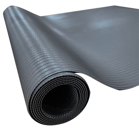 Heavy Duty Black Vgroove Vinyl Utility Floor Runner 256×6 - Free ...