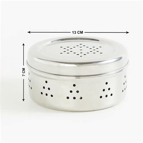Buy Glovia Stainless Steel Coriander Box with Grater from Home Centre ...