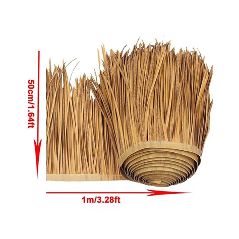 Realistic Mexican Palm Thatch Roof Tile, Artificial | Ubuy India