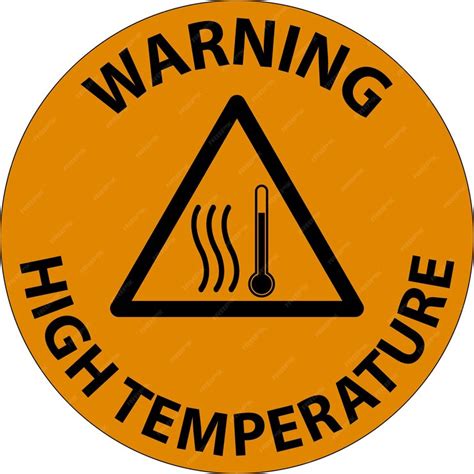 Image result for High Temperature Warning Sign