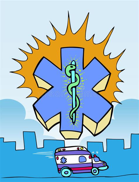 加速的救护车，传染媒介动画片 向量例证. 插画 包括有 - 67107955