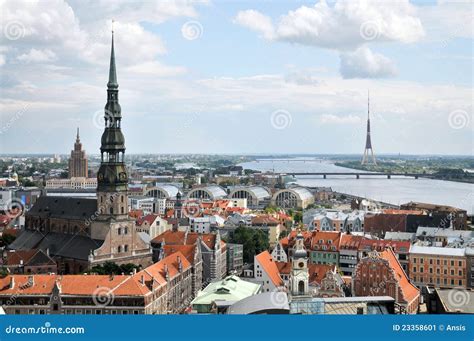 Latvia s capital Riga stock image. Image of nordic, panorama - 23358601