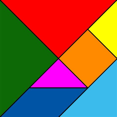 Tangram Printable Puzzles