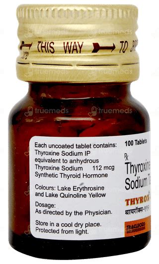 Thyrox 112 Tablet 100: Uses, Side Effects, Price & Substitutes