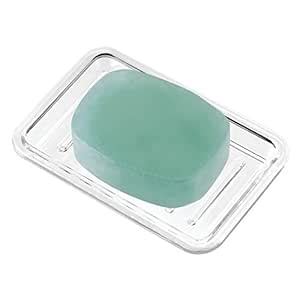 iDesign Royal Plastic Rectangular Soap Saver, Bar Holder Tray for ...