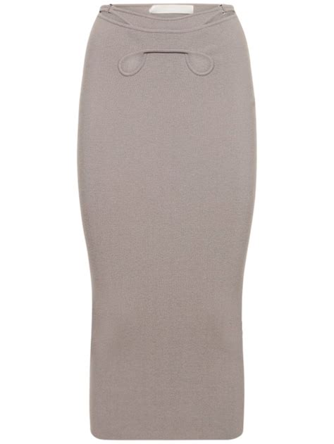 Cutout knit midi skirt - Dion Lee - Women | Luisaviaroma