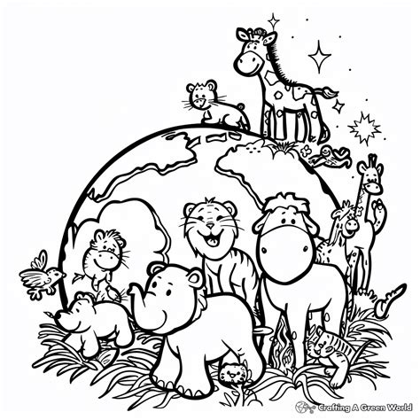 God Made The World Coloring Sheet [2025]