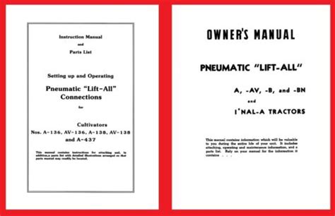 Pneumatic Lift-ALL IH Farmall A B AV Exhaust Lift India | Ubuy