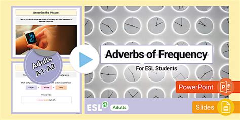 Adverbs of Frequency Powerpoint Lesson [Adults, A1-A2]