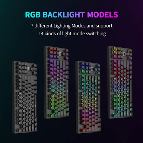 Buy CP3 TKL Mechanical Gaming Keyboard RGB Backlit Wired Keyboard Anti ...