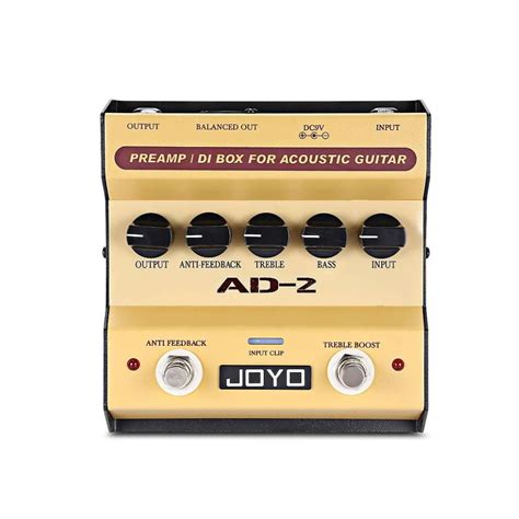 Joyo AD-2 Acoustic Preamp/DI Pedal – Stompbox.in