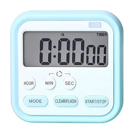 Stopwatch Timer for Study Kitchen Timer Large LCD Screen 24hr Digital ...