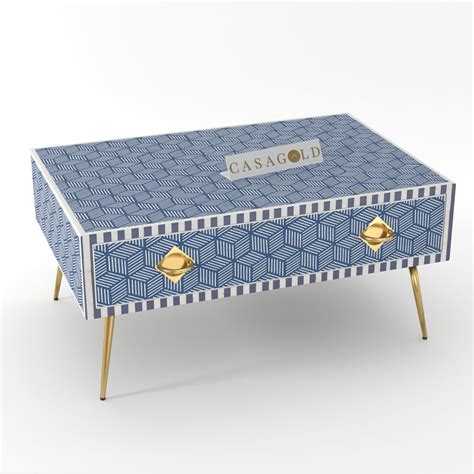 Zoey Inlay Coffee Table - Geo – CasaGold