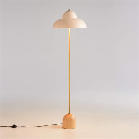 Eloise Pink Wood and Metal Kids Floor Lamp + Reviews | Crate & Kids in ...