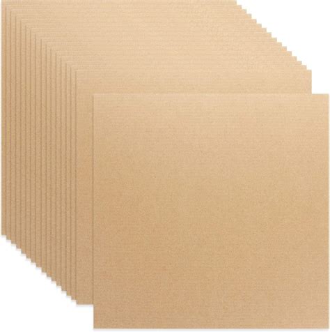 Buy 50 Packs 11.8" x 11.8" Corrugated Cardboard Sheets 18" Thick Flat ...