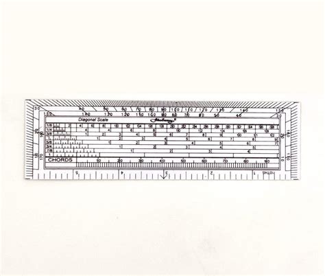 Craftwaft Academy Diagonal Scale Ruler Inch Divisions for Architecture ...